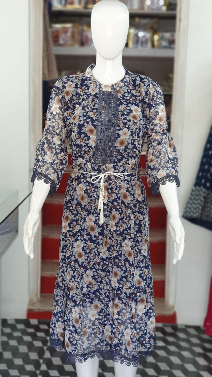 Ff 4025 Fancy Party Wear Wholesale Western Wear Frock Catalog

